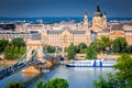 Budapest, Hungary - Chain Bridge Royalty Free Stock Photo