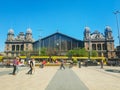 BUDAPEST, HUNGARY 19th April 2019 - Train station in Budapest