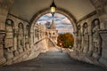 Budapest, Hungary - View on the ancient Fisherman`s Bastion Halaszbastya at sunrise Royalty Free Stock Photo