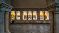 Budapest, Hungary - View from the Fisherman`s Bastion with the Hungarian Parliament building Royalty Free Stock Photo