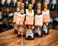 Budapest/Hungary - 01-21-2018: Wineshop Hungarian Wine Showcase Monte Tokaji 6 puttonys tasting