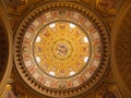Budapest, interior of the Saint Stephen Basilica Royalty Free Stock Photo