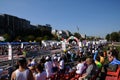 Budapest International Marathon - spectators at th