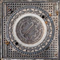 Budapest iron hatch, Hungary Royalty Free Stock Photo