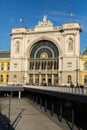 Budapest Keleti railway station (Hungarian: Budapest Keleti palyaudvar) opened August 16, 1884. Royalty Free Stock Photo