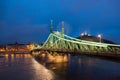 Budapest Liberty Bridge Royalty Free Stock Photo