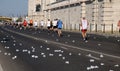 Budapest Marathon - station for refreshments