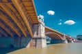 Budapest Margaret bridge Royalty Free Stock Photo