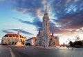 Budapest - Mathias church square, Hungary Royalty Free Stock Photo