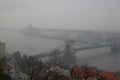 Budapest in the morning mist