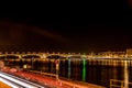 Budapest night traffic, Margaret Bridge