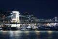 Budapest, night view Chain Bridge