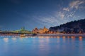 Budapest night view Royalty Free Stock Photo