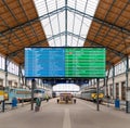 Budapest Nyugati Train Station Royalty Free Stock Photo