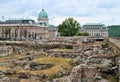 Budapest old Hungarian town historic buildings urban panorama ruins ancient excavations cityscape