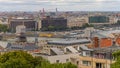 Budapest Panorama Cloudy Summer Royalty Free Stock Photo