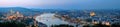 Budapest Panorama at Dusk Royalty Free Stock Photo