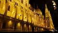 Budapest Parlament at night Royalty Free Stock Photo