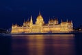 Budapest parlament at night