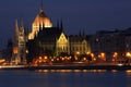 Budapest Parliament building Royalty Free Stock Photo