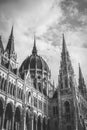 Budapest Parliament detail bnw