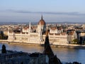 Budapest parliament govern building Royalty Free Stock Photo