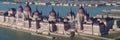 Budapest Parliament, Hungary, a building on the banks of the Danube River decorated with Gothic elements