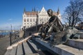 Budapest Parliament and monument Royalty Free Stock Photo