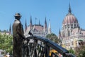 Budapest Parliament Sculpture Bridge Royalty Free Stock Photo