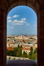 Budapest, Parliament, view from Fisherman`s Bastion, Hungary Royalty Free Stock Photo