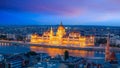 Budapest skyline in Hungary