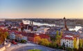 Budapest skyline at sunrise