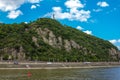 Budapest spring cityscape with Gellert Hill and Danube River