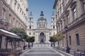 Budapest - St. Stephen`s Basilica, Hungary. View of Szent Istvan Royalty Free Stock Photo