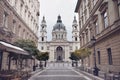 Budapest - St. Stephen`s Basilica, Hungary. View of Szent Istvan Royalty Free Stock Photo