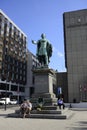 Budapest Statue of Jozsef Eotvos Royalty Free Stock Photo