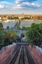 Budapest, view from Buda Castle funicular