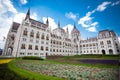 Budapest, view of parliament Royalty Free Stock Photo