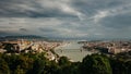 Budapesta view from Citadela Royalty Free Stock Photo