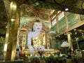 Budda image at Soon U Ponya Shin temple in Sagaing, Myanmar