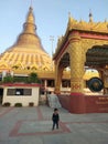 Buddh pakoda Hindu temple Mumbai Maharashtra Royalty Free Stock Photo