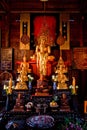 Buddha altar table Royalty Free Stock Photo