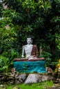 The Buddha asceticism statue in Phra That Pha Ngao temple