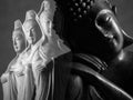 Buddha and Avalokitasvara Bodhisattva/Guan Yin/Guanshiyin sculpture