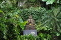 Buddha in the Bamboo forrest and garden