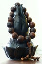 Buddha bead and hand