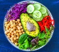 Vegan gluten-free Buddha bowl