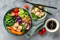 Buddha bowl salad Royalty Free Stock Photo