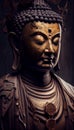 Buddha, Buddhism and meditation. Culture and religion, peace. AI generative