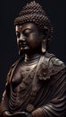 Buddha, Buddhism and meditation. Culture and religion, peace. AI generative